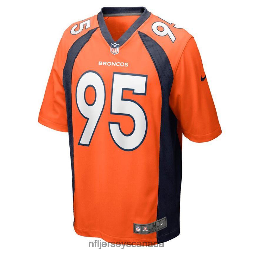 Men Denver Broncos McTelvin Agim Nike Orange Game Jersey Clothing NFL TBXFR65696