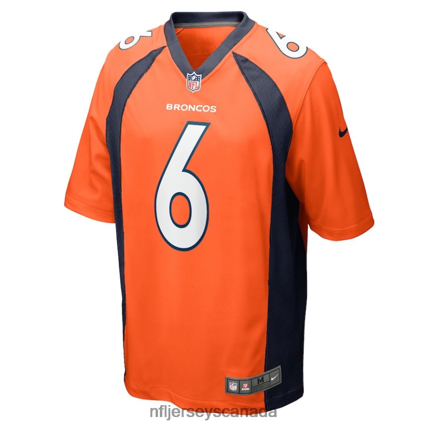 Men Denver Broncos PJ Locke Nike Orange Game Player Jersey Clothing NFL TBXFR67090