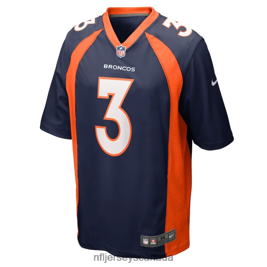 Men Denver Broncos Russell Wilson Nike Navy Alternate Game Jersey Clothing NFL TBXFR6556