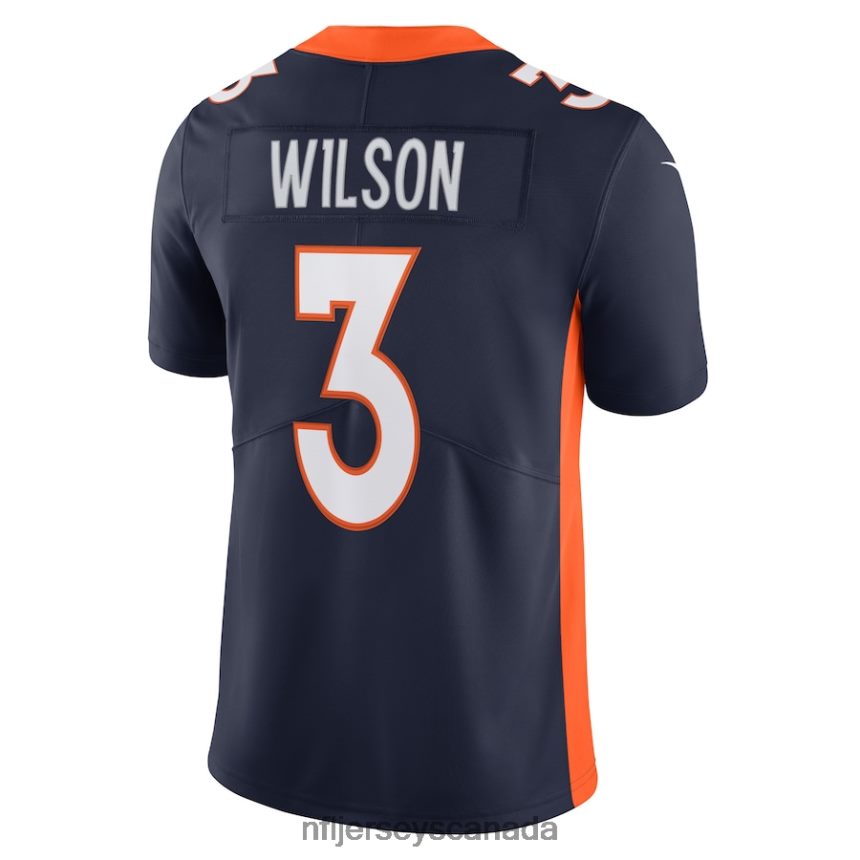 Men Denver Broncos Russell Wilson Nike Navy Alternate Vapor Limited Jersey Clothing NFL TBXFR6146