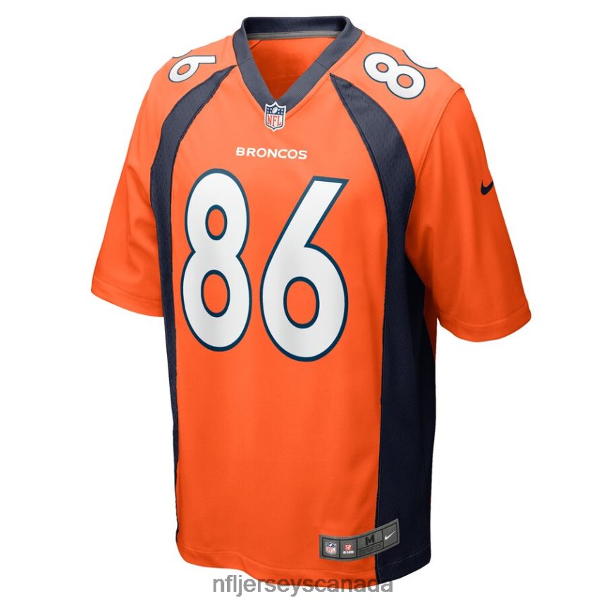 Men Denver Broncos Vyncint Smith Nike Orange Game Player Jersey Clothing NFL TBXFR66093