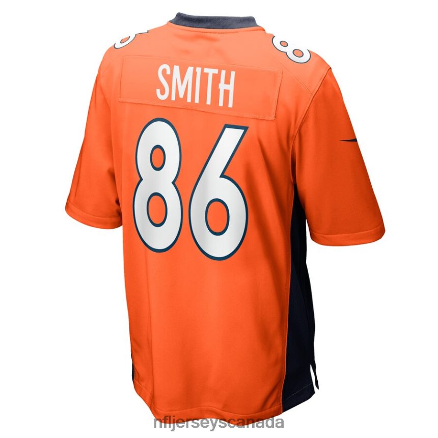 Men Denver Broncos Vyncint Smith Nike Orange Game Player Jersey Clothing NFL TBXFR66093