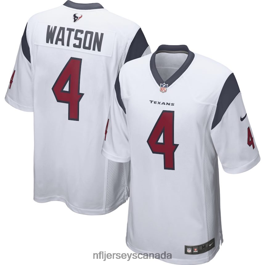 Men Deshaun Watson Houston Texans Nike Player Game Jersey - White Clothing NFL TBXFR61449