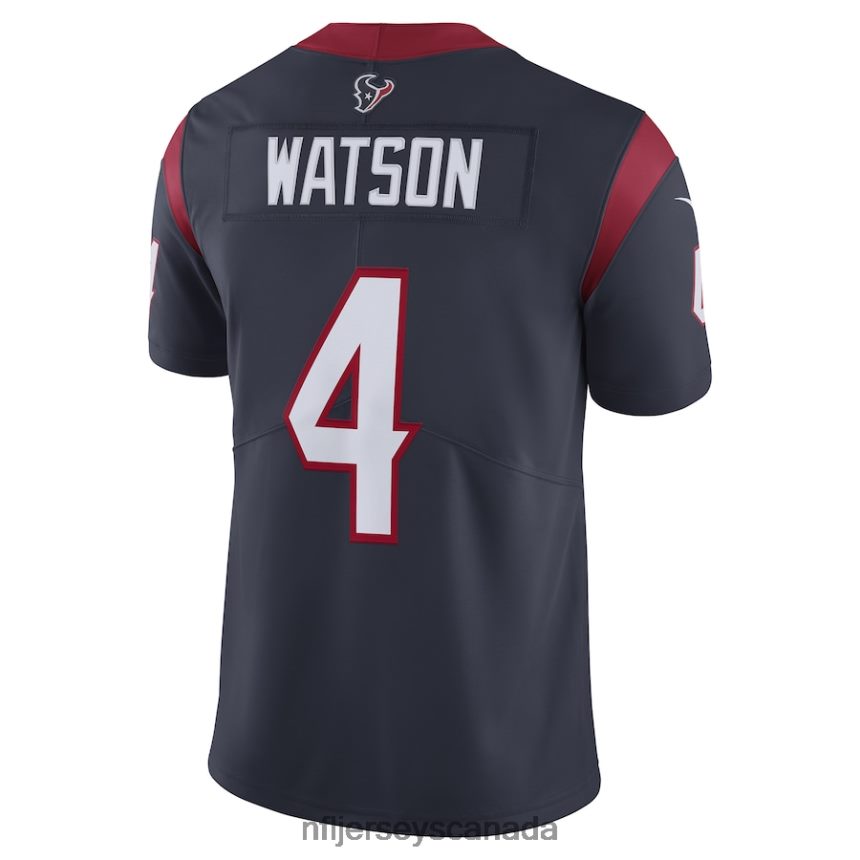 Men Deshaun Watson Houston Texans Nike Vapor Limited Jersey - Navy Clothing NFL TBXFR62593