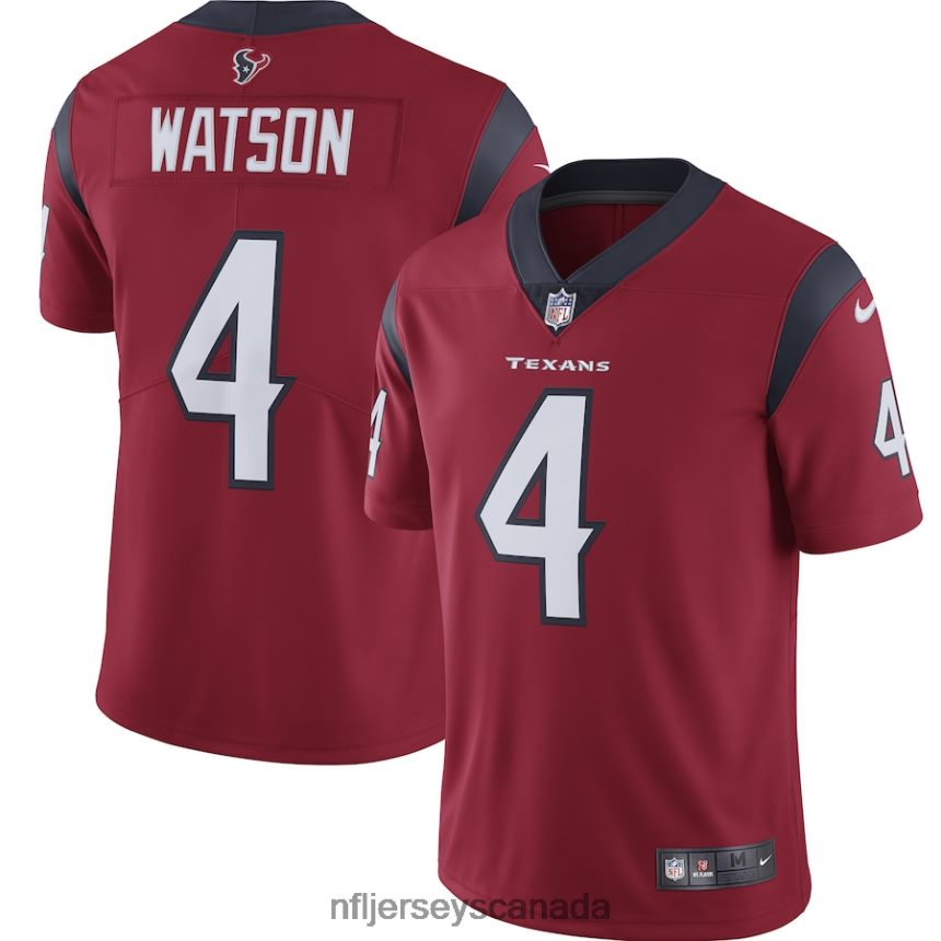 Men Deshaun Watson Houston Texans Nike Vapor Limited Jersey - Red Clothing NFL TBXFR61466