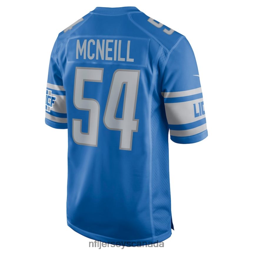 Men Detroit Lions Alim McNeill Nike Blue Game Jersey Clothing NFL TBXFR66856