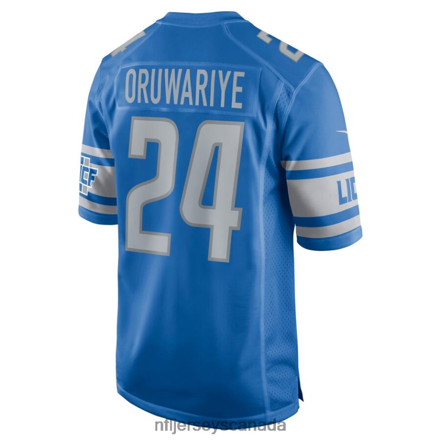 Men Detroit Lions Amani Oruwariye Nike Blue Game Jersey Clothing NFL TBXFR65817