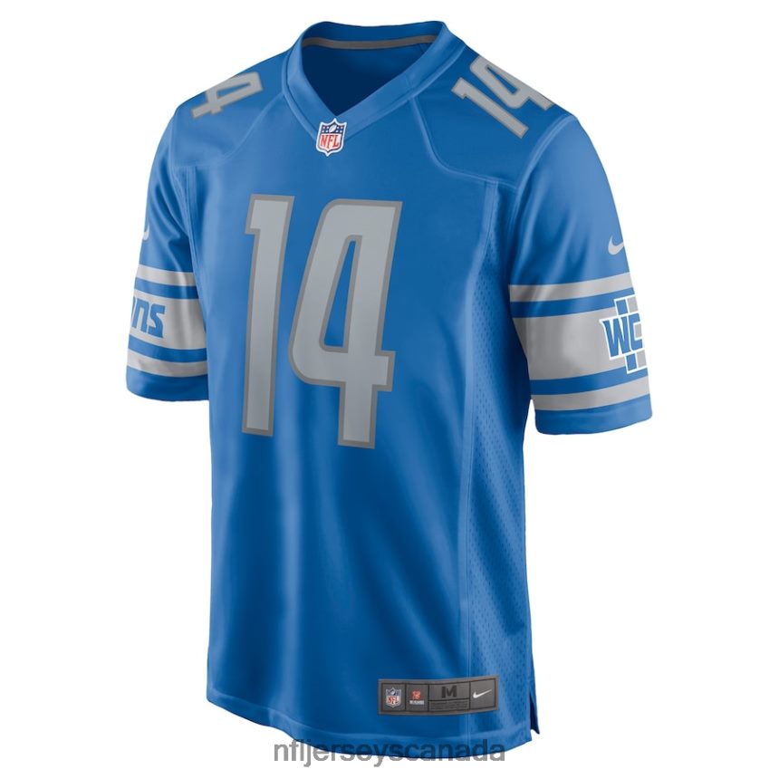 Men Detroit Lions Amon-Ra St Brown Nike Blue Game Player Jersey Clothing NFL TBXFR646