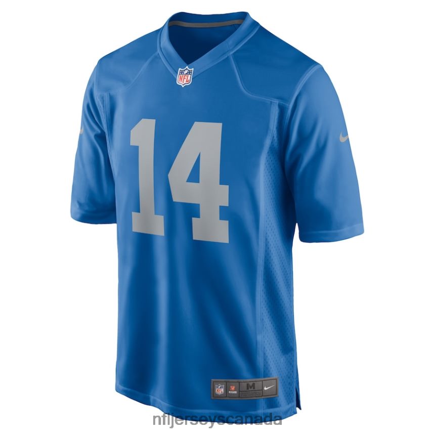 Men Detroit Lions Amon-Ra St Brown Nike Blue Player Game Jersey Clothing NFL TBXFR62945