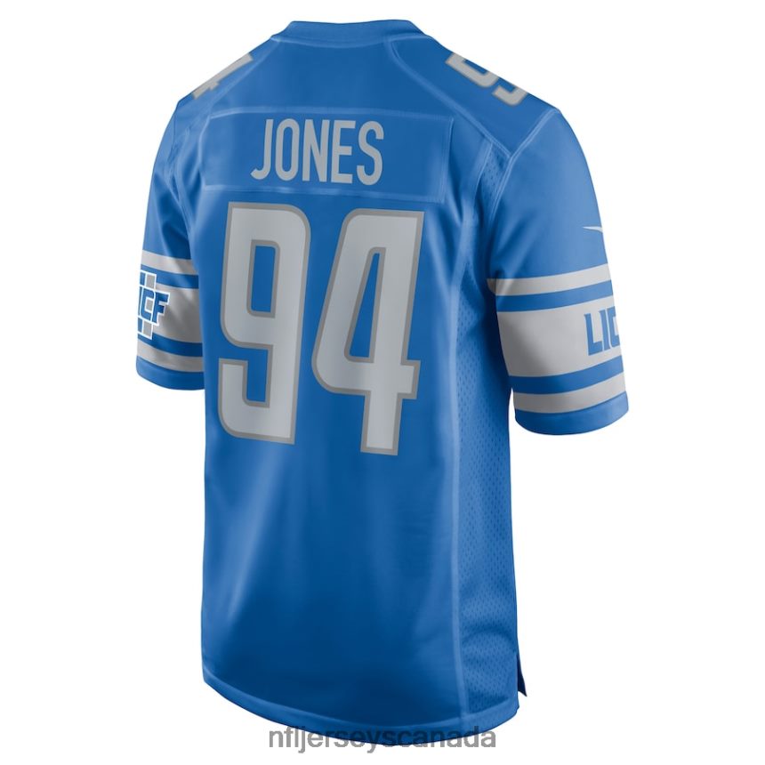 Men Detroit Lions Benito Jones Nike Blue Home Game Player Jersey Clothing NFL TBXFR66110