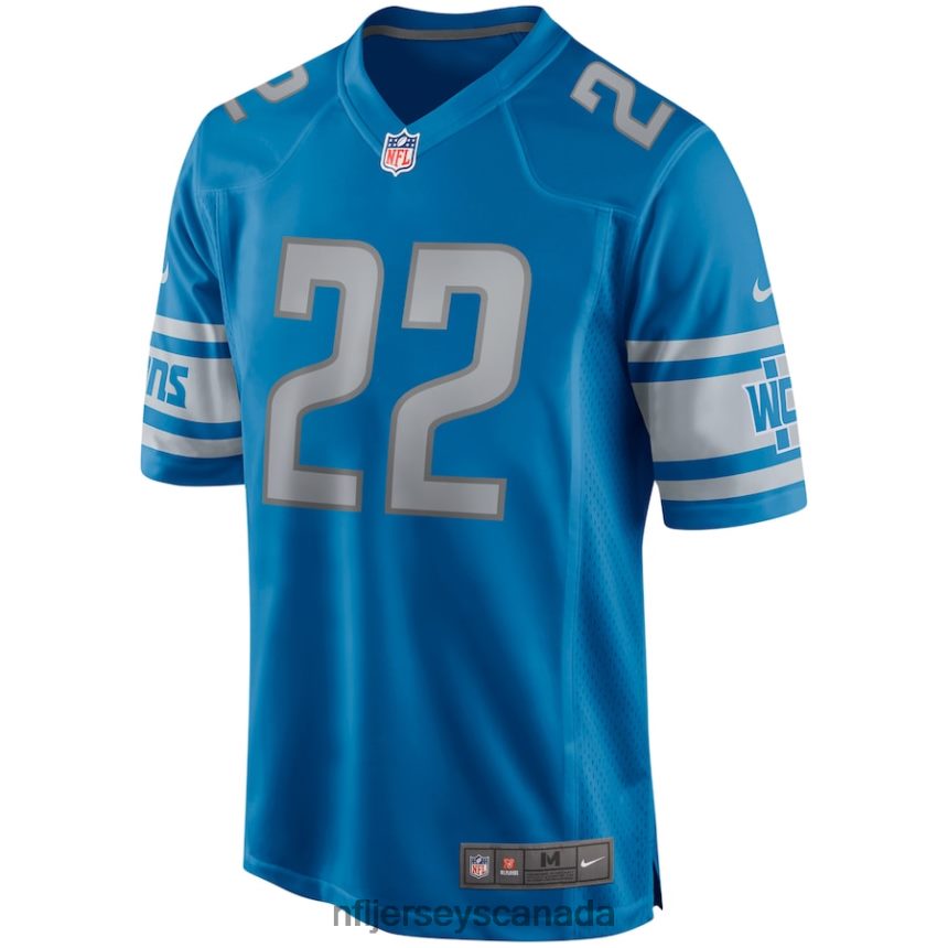 Men Detroit Lions Bobby Layne Nike Blue Game Retired Player Jersey Clothing NFL TBXFR62710