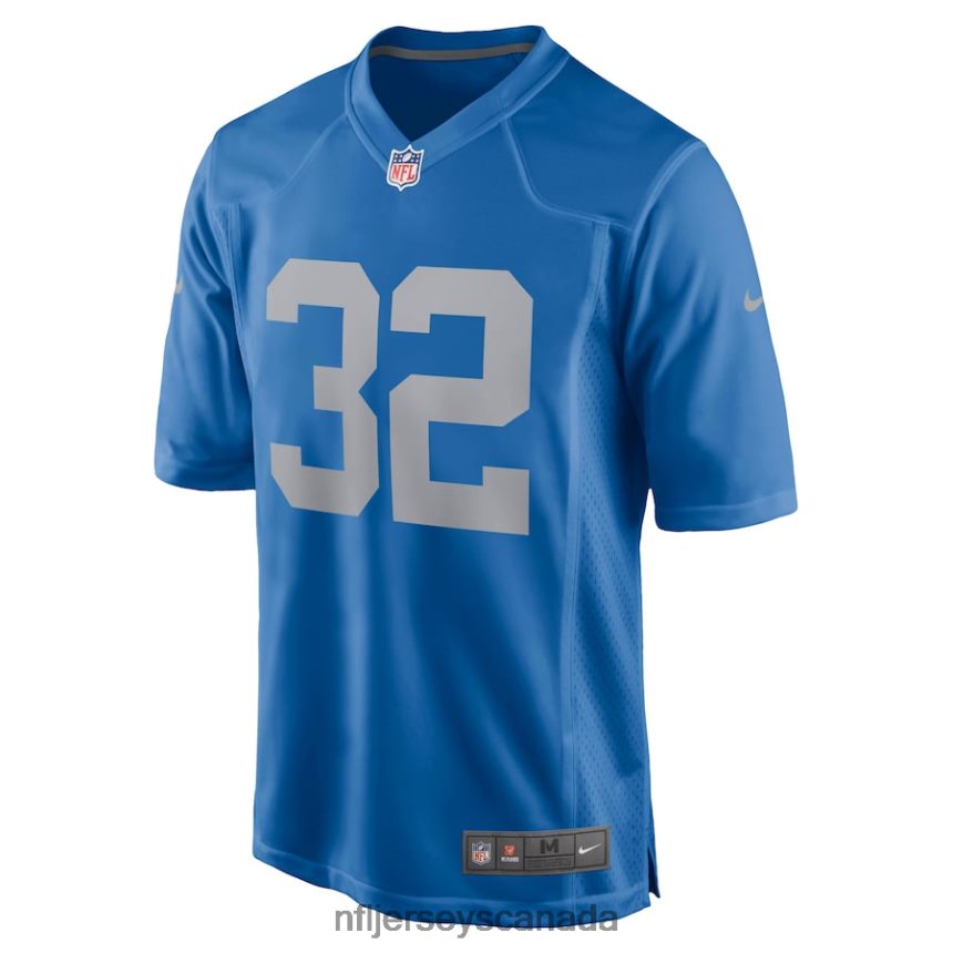 Men Detroit Lions D\Andre Swift Nike Blue Game Player Jersey Clothing NFL TBXFR62806