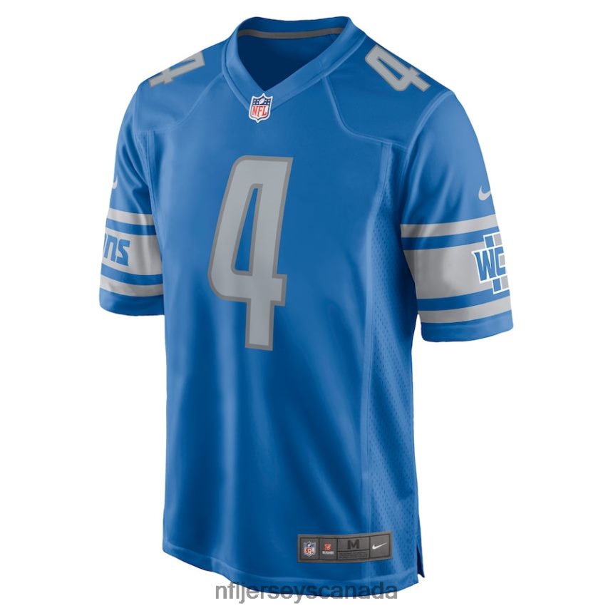 Men Detroit Lions DJ Chark Nike Blue Game Jersey Clothing NFL TBXFR63647