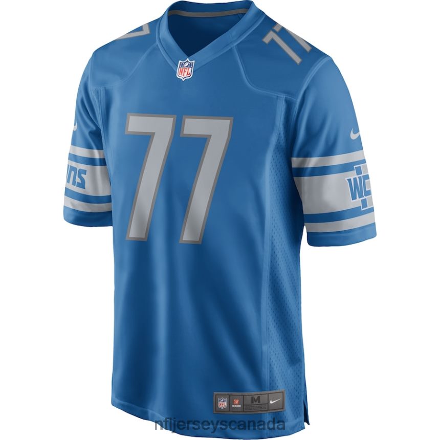 Men Detroit Lions Frank Ragnow Nike Blue Game Jersey Clothing NFL TBXFR62429