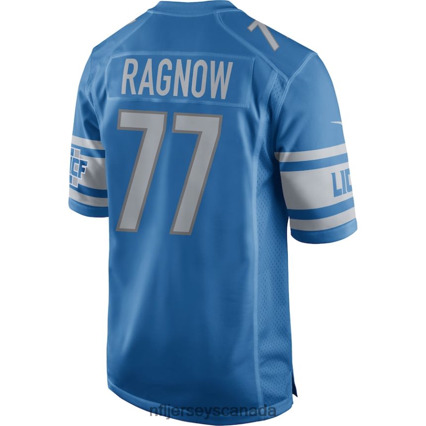 Men Detroit Lions Frank Ragnow Nike Blue Game Jersey Clothing NFL TBXFR62429