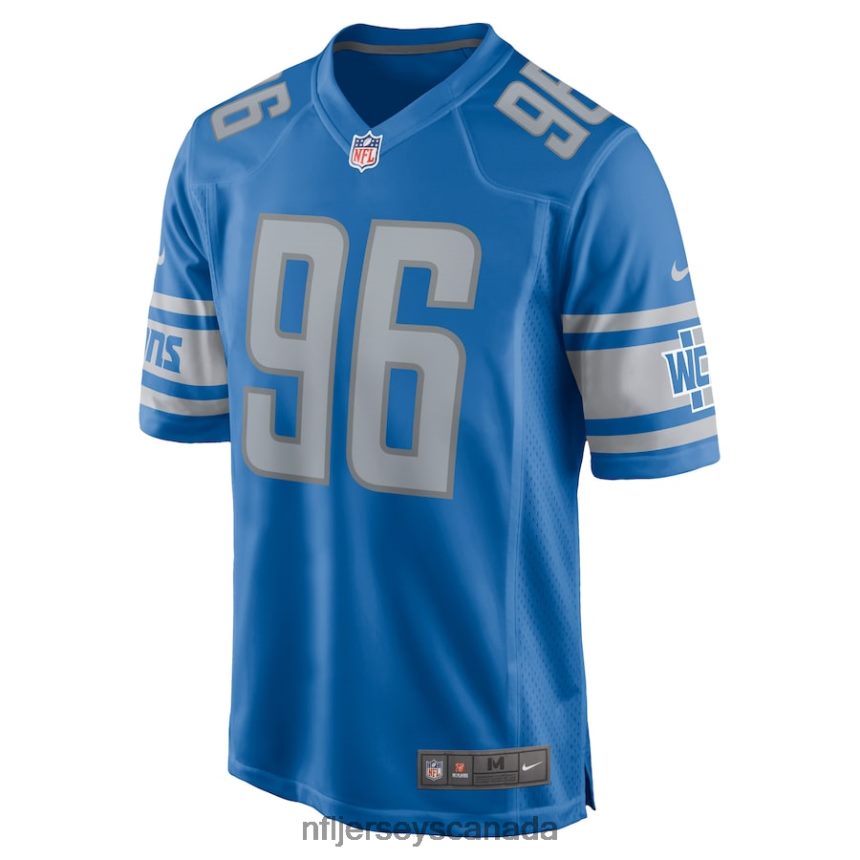 Men Detroit Lions Isaiah Buggs Nike Blue Home Game Player Jersey Clothing NFL TBXFR61853