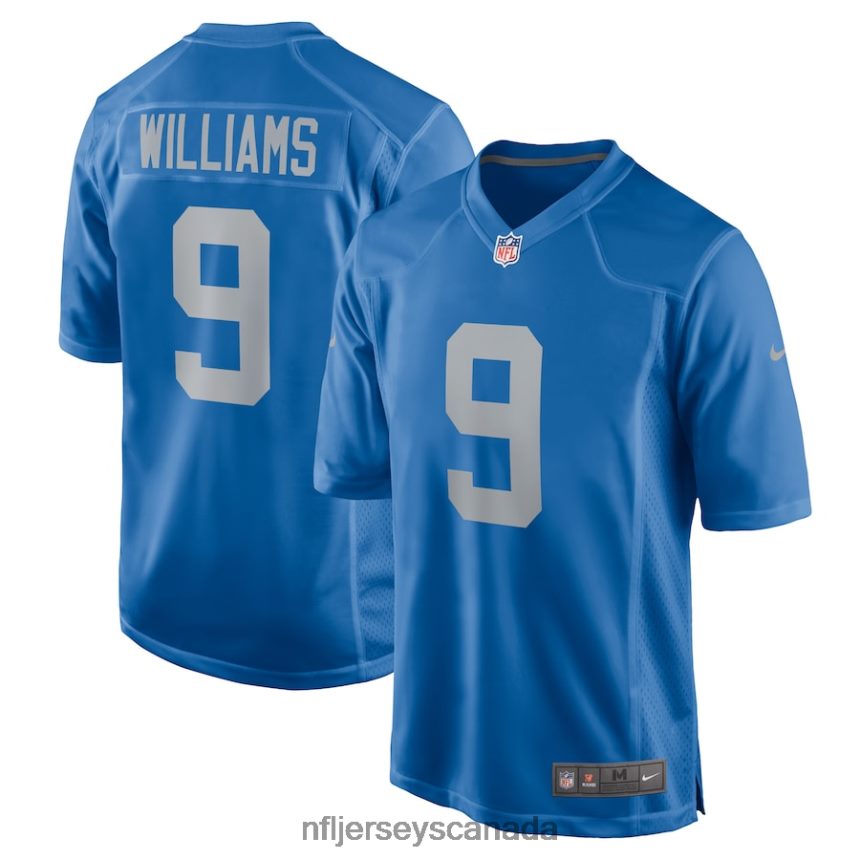 Men Detroit Lions Jameson Williams Nike Blue Alternate Player Game Jersey Clothing NFL TBXFR63138
