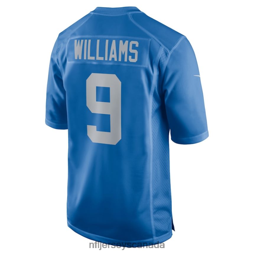 Men Detroit Lions Jameson Williams Nike Blue Alternate Player Game Jersey Clothing NFL TBXFR63138