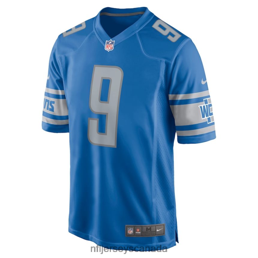 Men Detroit Lions Jameson Williams Nike Blue Player Game Jersey Clothing NFL TBXFR6123