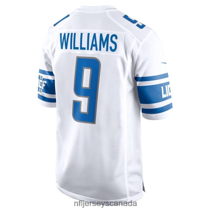 Men Detroit Lions Jameson Williams Nike White Player Game Jersey Clothing NFL TBXFR6317