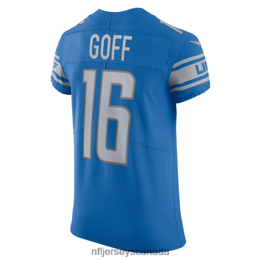 Men Detroit Lions Jared Goff Nike Blue Vapor Elite Player Jersey Clothing NFL TBXFR61326