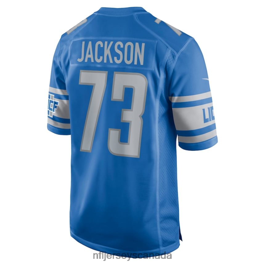 Men Detroit Lions Jonah Jackson Nike Blue Game Jersey Clothing NFL TBXFR64847