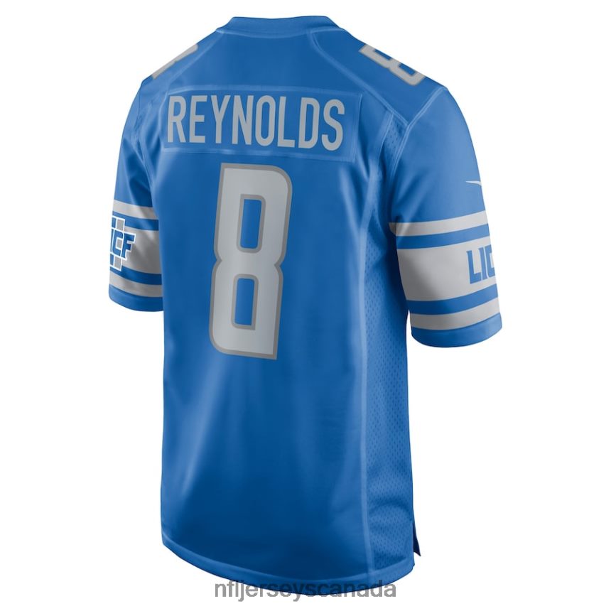 Men Detroit Lions Josh Reynolds Nike Blue Player Game Jersey Clothing NFL TBXFR62551