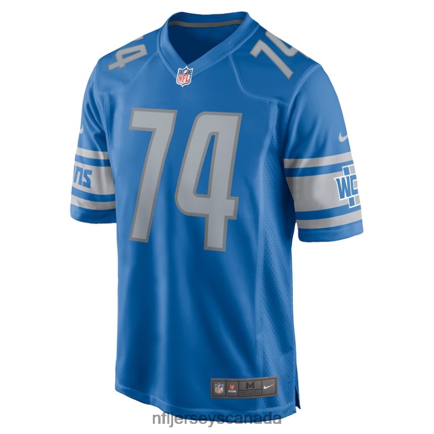 Men Detroit Lions Kayode Awosika Nike Blue Home Game Player Jersey Clothing NFL TBXFR64440