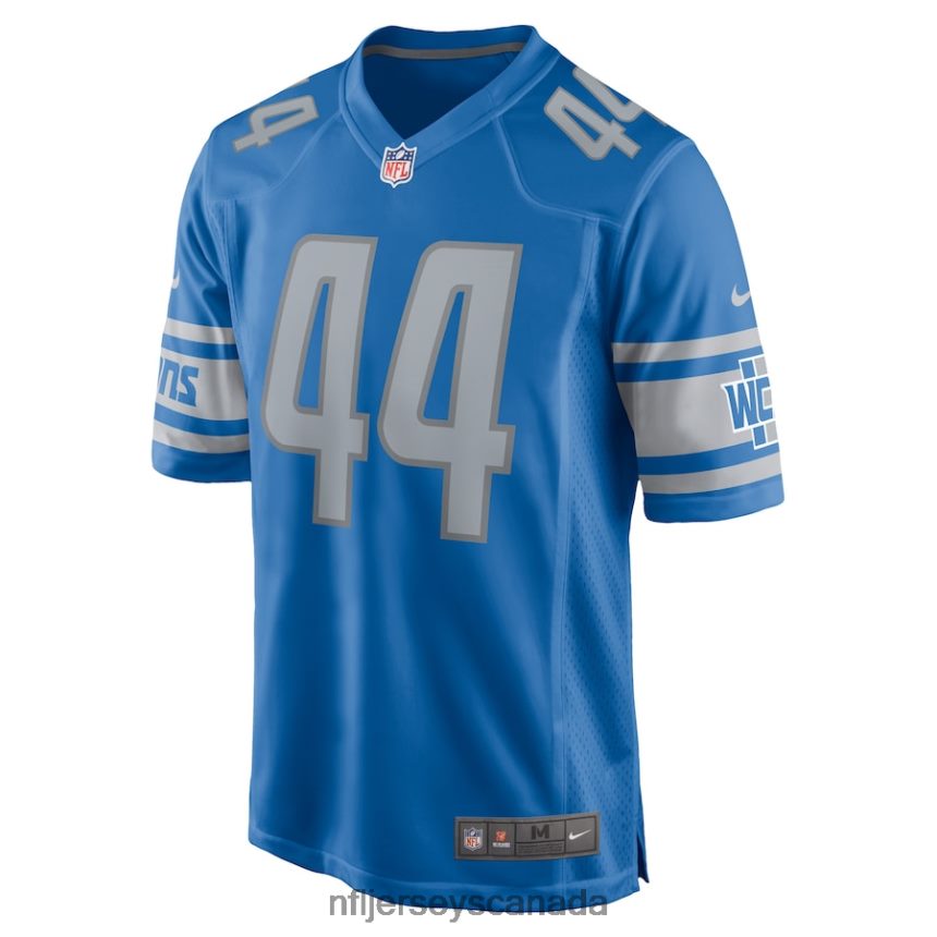 Men Detroit Lions Malcolm Rodriguez Nike Blue Player Game Jersey Clothing NFL TBXFR6282