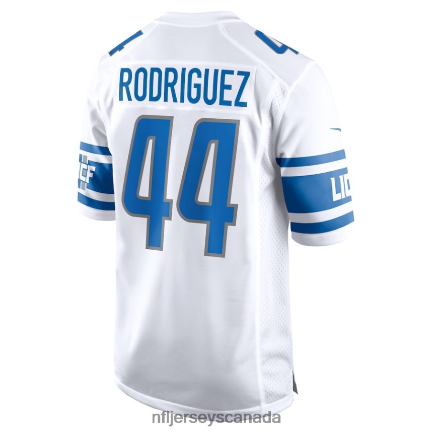 Men Detroit Lions Malcolm Rodriguez Nike White Game Player Jersey Clothing NFL TBXFR6818