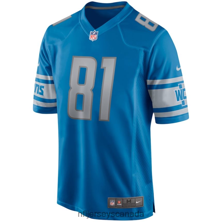 Men Detroit Lions Night Train Lane Nike Blue Game Retired Player Jersey Clothing NFL TBXFR63869