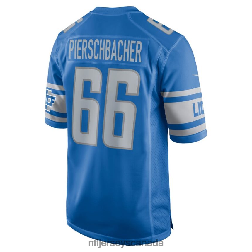 Men Detroit Lions Ross Pierschbacher Nike Blue Home Game Player Jersey Clothing NFL TBXFR65853