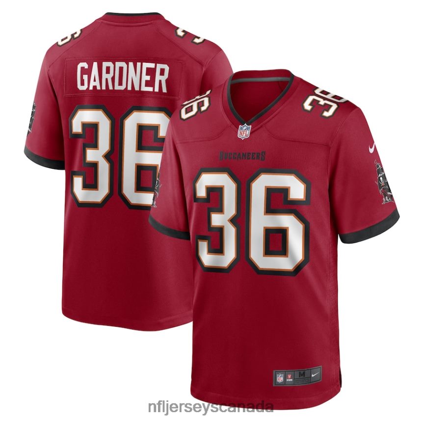 Men Don Gardner Tampa Bay Buccaneers Nike Red Game Player Jersey Clothing NFL TBXFR64524