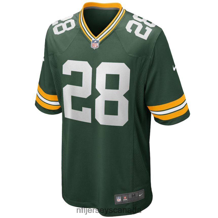 Men Green Bay Packers AJ Dillon Nike Green Game Player Jersey Clothing NFL TBXFR6982