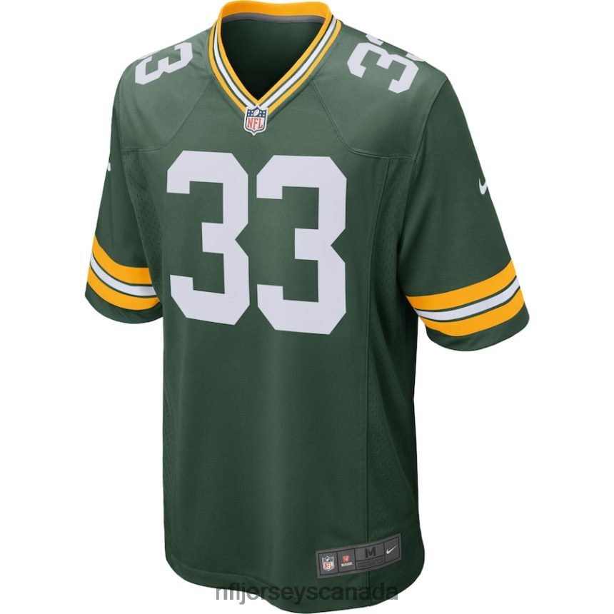 Men Green Bay Packers Aaron Jones Nike Green Player Game Jersey Clothing NFL TBXFR63037