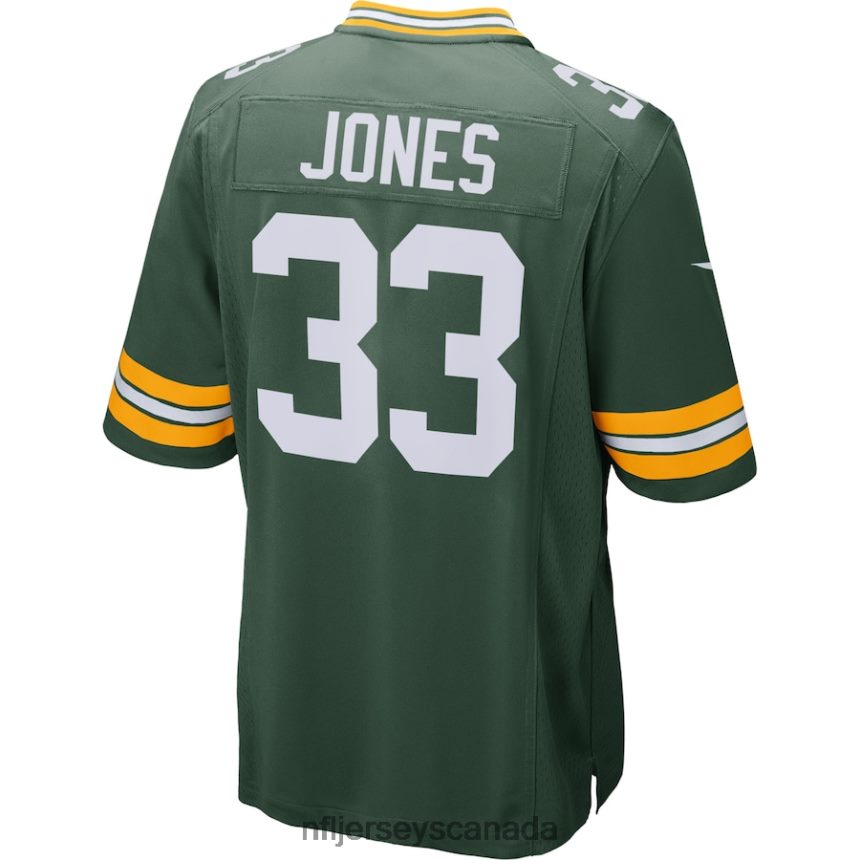 Men Green Bay Packers Aaron Jones Nike Green Player Game Jersey Clothing NFL TBXFR63037
