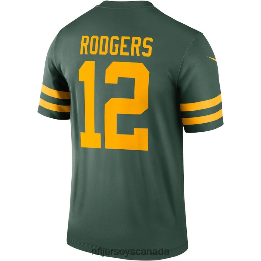 Men Green Bay Packers Aaron Rodgers Nike Green Alternate Legend Player Jersey Clothing NFL TBXFR6725