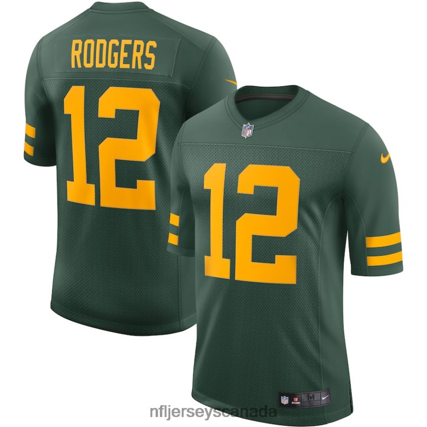 Men Green Bay Packers Aaron Rodgers Nike Green Alternate Vapor Limited Player Jersey Clothing NFL TBXFR61883