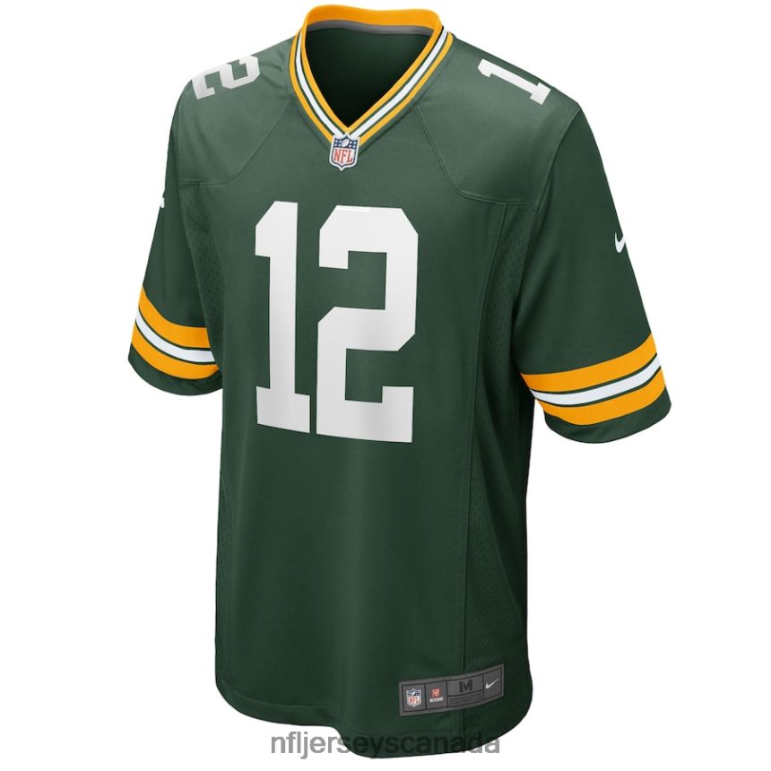 Men Green Bay Packers Aaron Rodgers Nike Green Game Player Jersey Clothing NFL TBXFR680