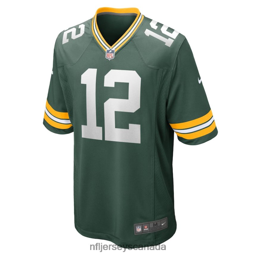 Men Green Bay Packers Aaron Rodgers Nike Green Game Team Jersey Clothing NFL TBXFR62756