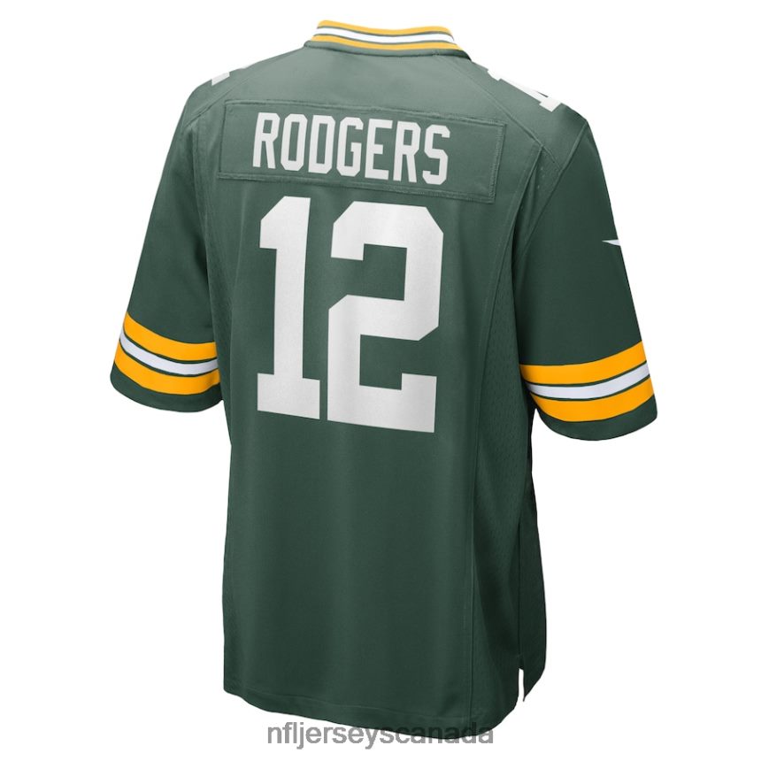 Men Green Bay Packers Aaron Rodgers Nike Green Game Team Jersey Clothing NFL TBXFR62756