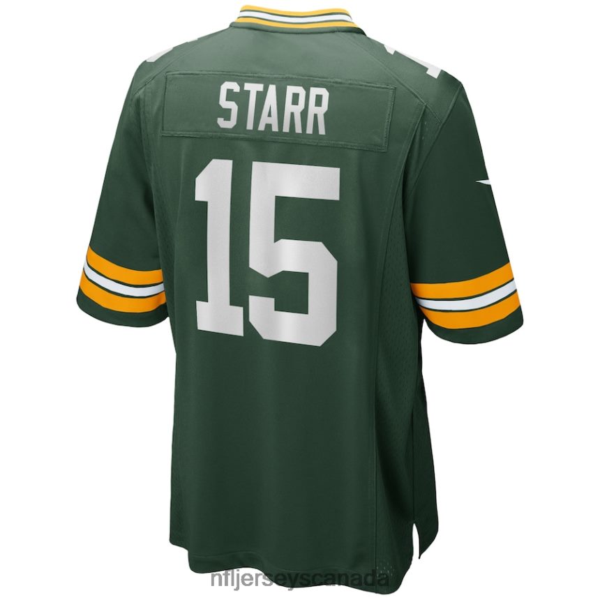 Men Green Bay Packers Bart Starr Nike Green Game Retired Player Jersey Clothing NFL TBXFR6542