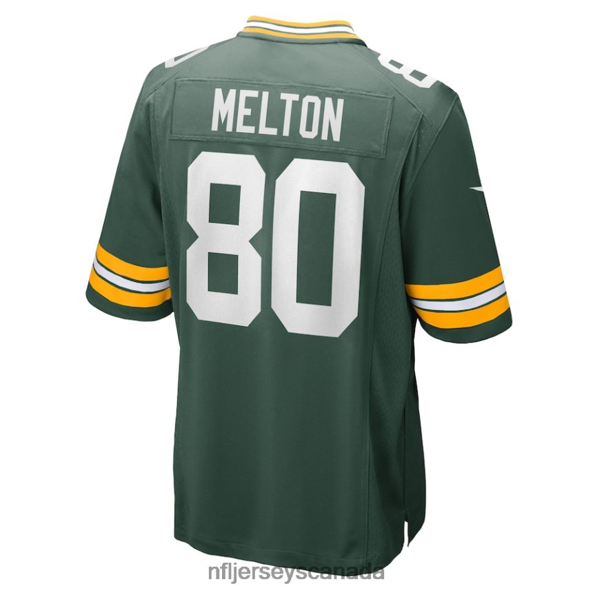 Men Green Bay Packers Bo Melton Nike Green Home Game Player Jersey Clothing NFL TBXFR62215