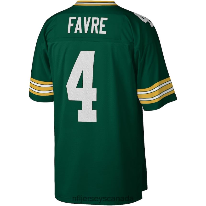 Men Green Bay Packers Brett Favre Mitchell  Ness Green 1996 Legacy Replica Jersey Clothing NFL TBXFR62437