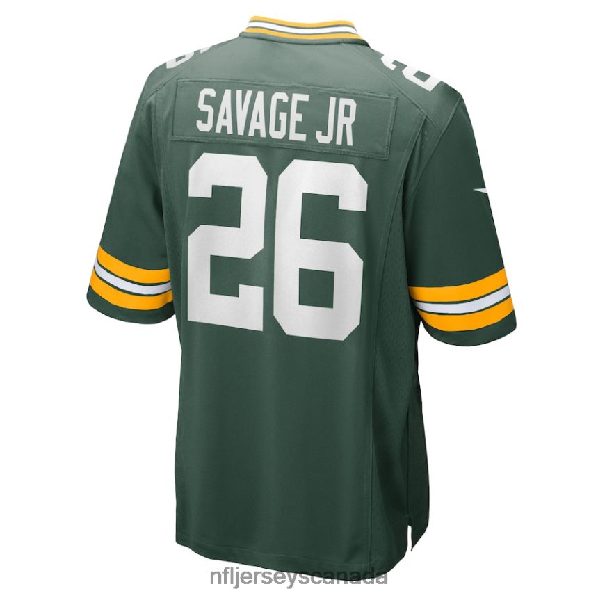 Men Green Bay Packers Darnell Savage Jr Nike Green Game Team Jersey Clothing NFL TBXFR64955