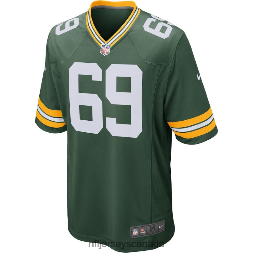 Men Green Bay Packers David Bakhtiari Nike Green Game Player Jersey Clothing NFL TBXFR6912