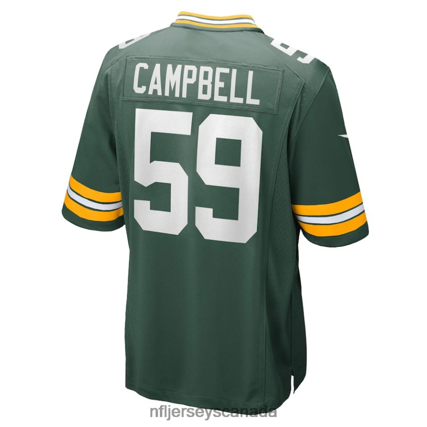 Men Green Bay Packers De\Vondre Campbell Nike Green Game Jersey Clothing NFL TBXFR63430