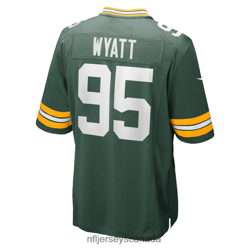 Men Green Bay Packers Devonte Wyatt Nike Green Player Game Jersey Clothing NFL TBXFR64080