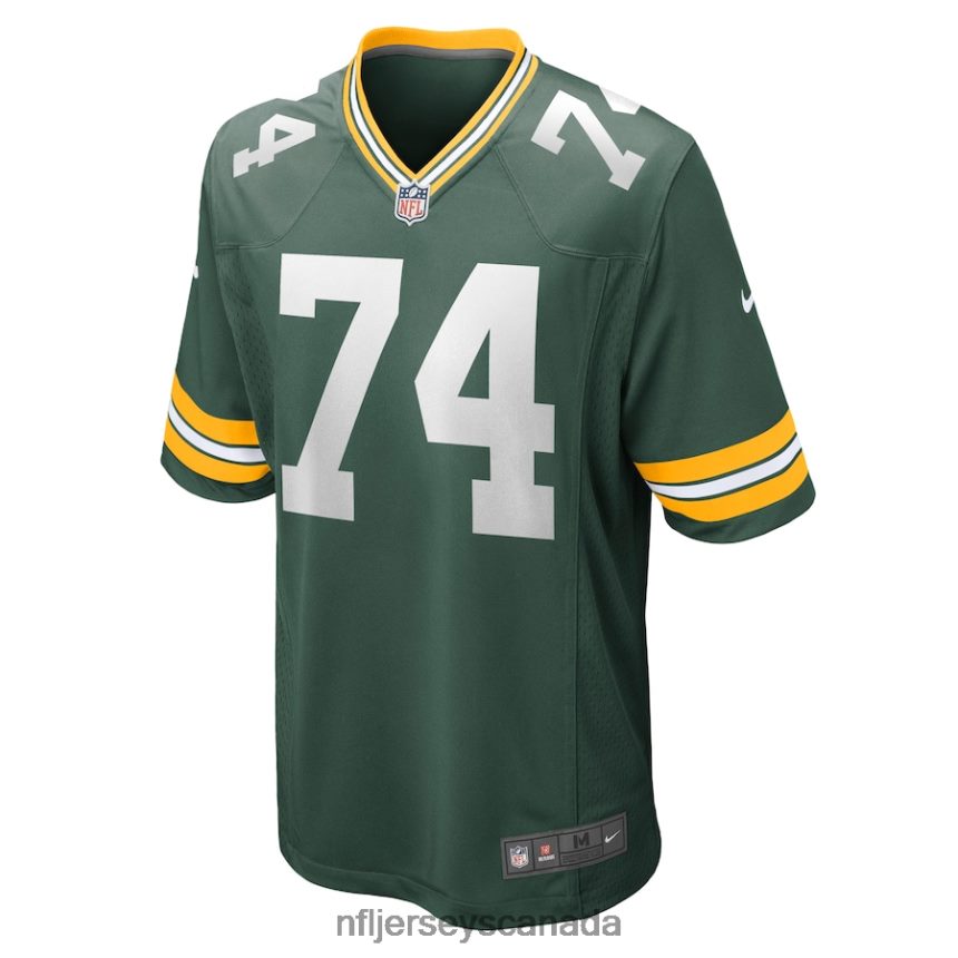 Men Green Bay Packers Elgton Jenkins Nike Green Game Jersey Clothing NFL TBXFR63547