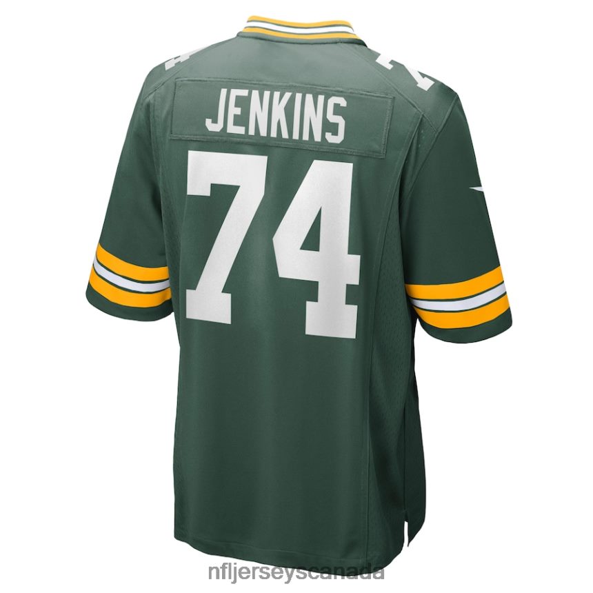 Men Green Bay Packers Elgton Jenkins Nike Green Game Jersey Clothing NFL TBXFR63547